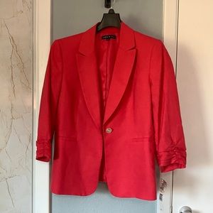 Women’s Size 8 Pink Linen Blazer